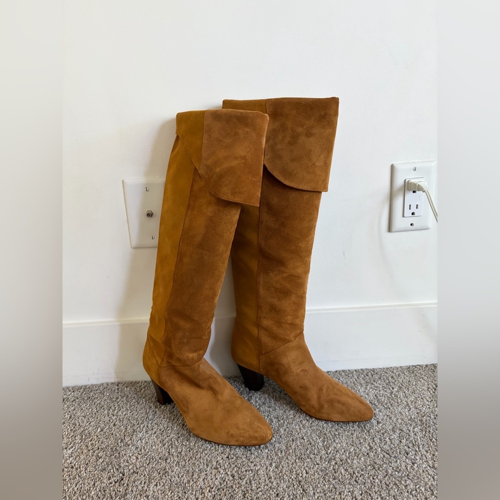ba&sh Cerra Camel Over the Knee Boots - Size 38 - Picture 5 of 7
